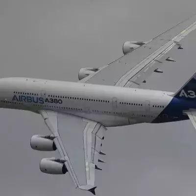 Flugzeug aus Indien fliegt nach Hongkong