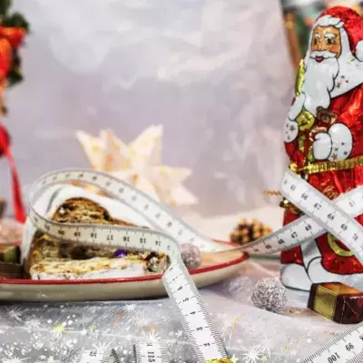 Gewichtszunahme, fettreiches Essen, Festtage