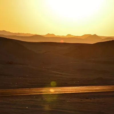 le coucher du soleil, désert, chaleur, épicé, été, égypte, sun, sable, jaune, chaud, nature, réflexion