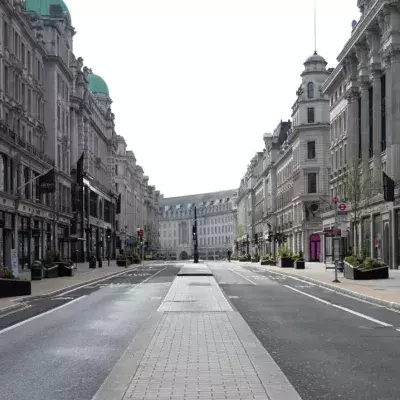 Leergefegte Straßen