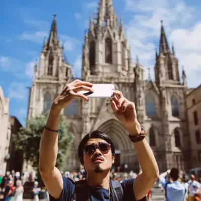 Tourist in Spanien