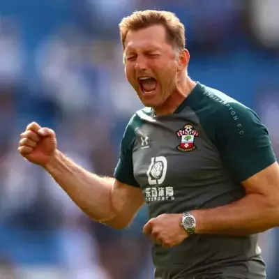 Hasenhüttl kann sich in der Premier League gegen Klopp durchsetzen. 