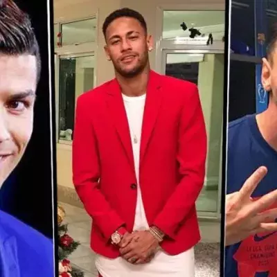 Ronaldo, Neymar und Lionel Messi