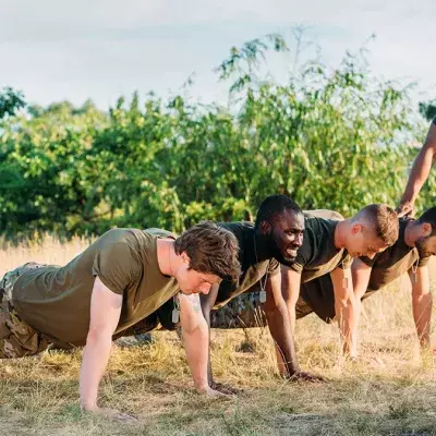 Soldaten beim Training