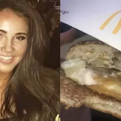 Eine McDonald's-Kundin macht eine schockierende Entdeckung in ihrem McChicken