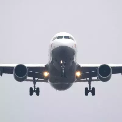 Heftige Flugzeuglandung
