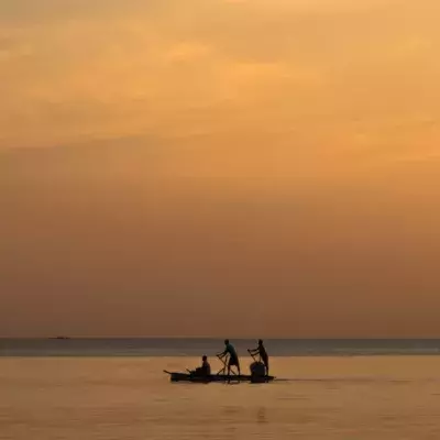Männer auf offener See