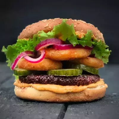 Burger auf pflanzlicher Basis