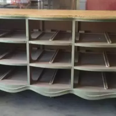 Upcycling: Kommode ohne Schubladen wird zur Bank-Kombi
