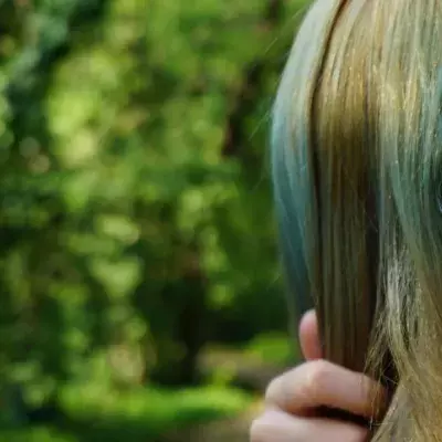 Verfärbte Haare