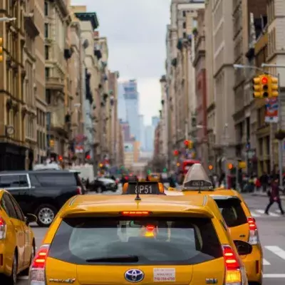 Wegen der Corona-Pandemie haben die New Yorker Taxifahrer kaum noch Fahrgäste