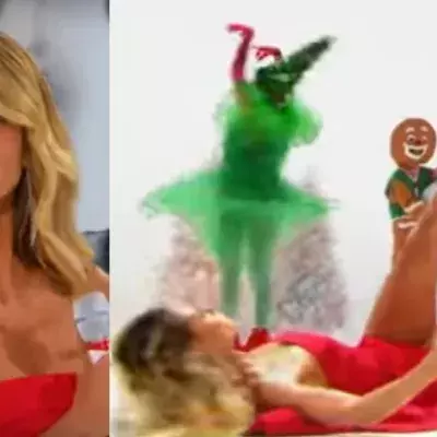 Heidi stürzt, das Kleid rutscht hoch: Die Kameras halten drauf