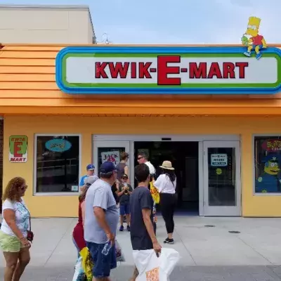 Nach Neu-Eröffnung: Amis stürmen Supermarkt der Simpsons!