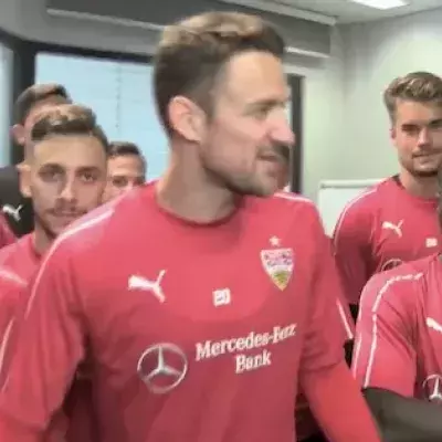 VfB-Stuttgart-Spieler drehen Video, das zur WM um die Welt geht!
