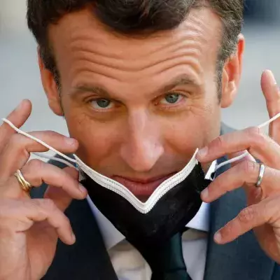 Der französische Präsident Macron empfängt Australiens Premierminister Scott Morrison