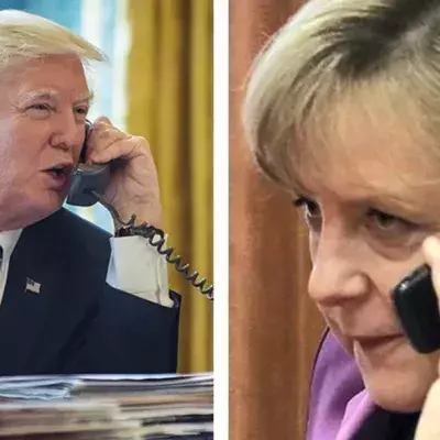 Mit 4 Tagen Verspätung gratuliert Trump Merkel zu ihrem Wahlsieg