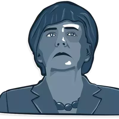Die Merkel-Skulptur in der Oberpfalz ist jetzt zerbrochen – sie war nicht mal zwei Jahre alt