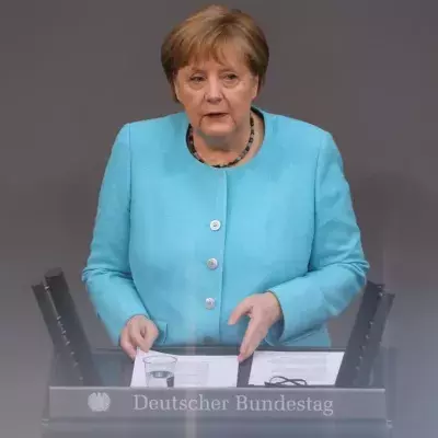 Dr. Angela Merkel bei ihrer letzten Regierungserklärung im Bundestag am 24. Juni 2021 in Berlin