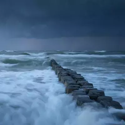 Rügen,Kap Arkona,Küste,Kreidefelsen,Sturmflut