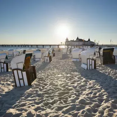 Strand von Ahlbeck aus Usedom