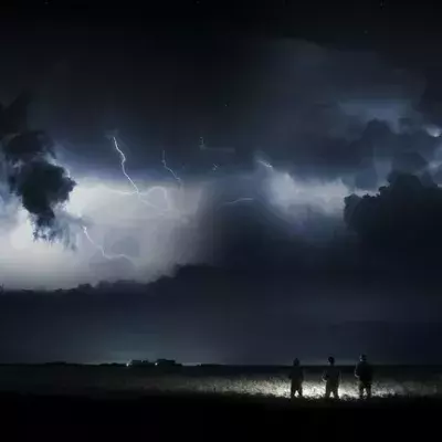 Unwetter, Sturm, Regen, Hochwasser, Gewitter, Deutschland, Jahresende