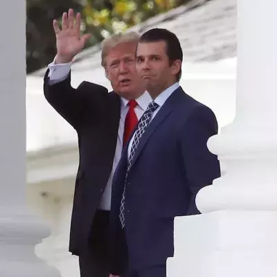 Donald Trump Jr. mit seinem Vater