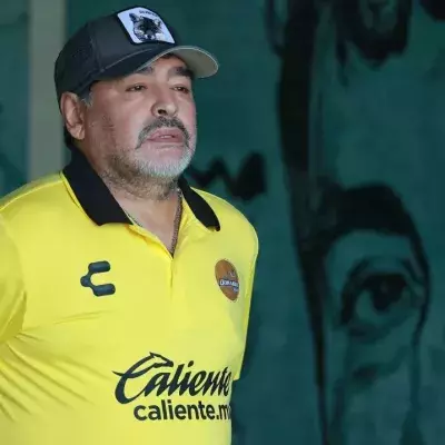 Ein Bild des toten Diego Maradona empört seine Fans.