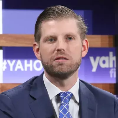 Eric Trump und seine Familie wurden in einem Linienflugzeug gesichtet