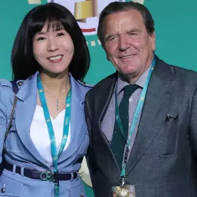 Gerhard Schröder und seine Frau Soyeon Schröder-Kopf