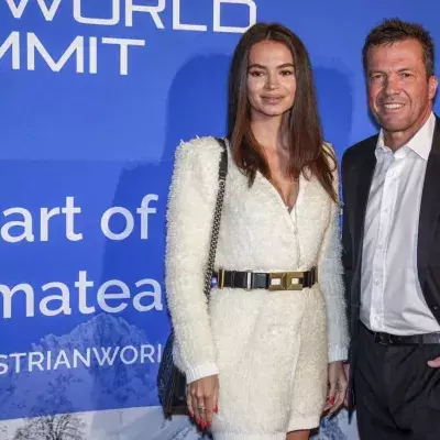 Lothar Matthäus und Anastasia Klimko 