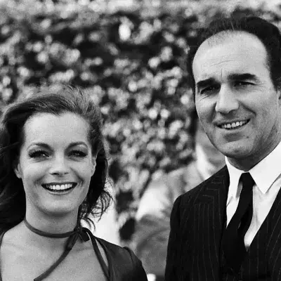 Michael Piccoli und Romy Schneider