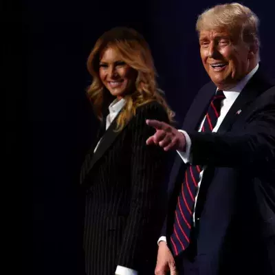 Trump und Trump: Beide ohne Maske
