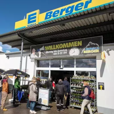 Baden-Wuerttemberg, Pforzheim: Numerous people are queuing at a supermarket to be vaccinated with the Astrazeneca vaccine without an appointment. A doctor vaccinates around 250 doses of Astrazeneca, for which she found no takers in her consultation hours because of distrust of the active ingredient