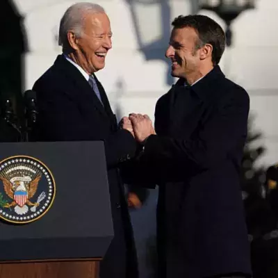 Biden und Macron in Washington