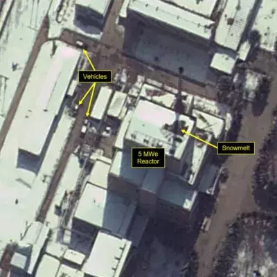 Die Atomanlage Yongbyon auf Satellitenbildern