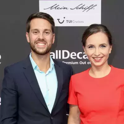 Mirko Drotschmann und seine Frau auf einer Preisverleihung