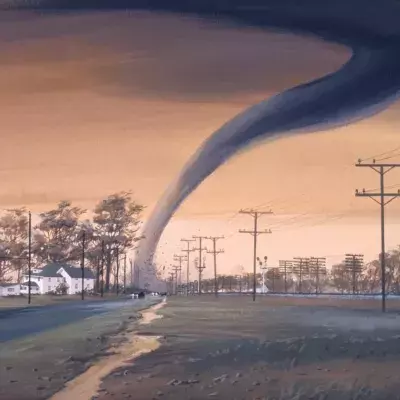 Riesiger Tornado verschmilzt mit einem anderen und bildet "Supertornado"
