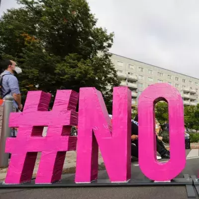 Unteilbar Protest March For Social Justice And Climate Action in Berlin 2021