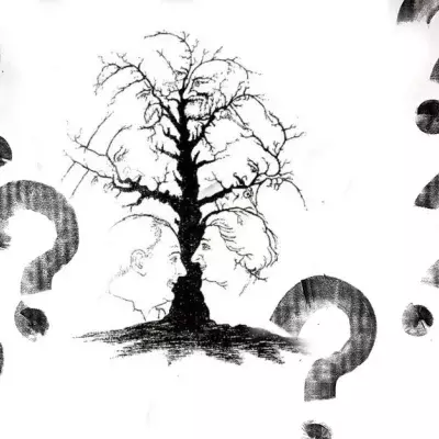 Baum mit Gesichtern