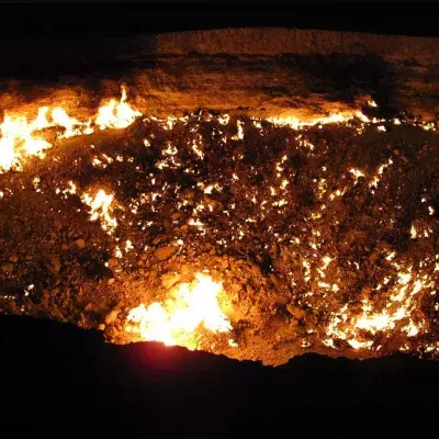 Das Tor zur Hölle brennt seit über 40 Jahren in Turkmenistan