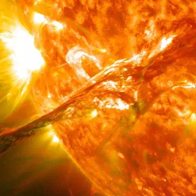 Sonnensturm rast auf die Erde zu