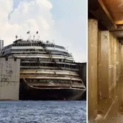 Costa Concordia: Aufnahmen aus dem Inneren des Wracks
