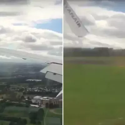 Ryanair-Flieger: Rumpelige Landung sorgt für Riesenschreck bei Fluggästen