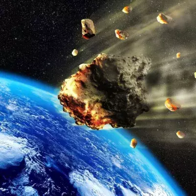 Asteroid rast auf die Erde zu