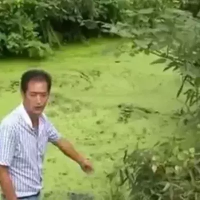 Ein junger Chinese macht an einem Fluss eine außergewöhnliche Entdeckung!