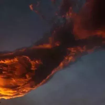 In Portugal wurde die "Hand Gottes" gesichtet, eine unglaubliche Wolke in Form einer Faust