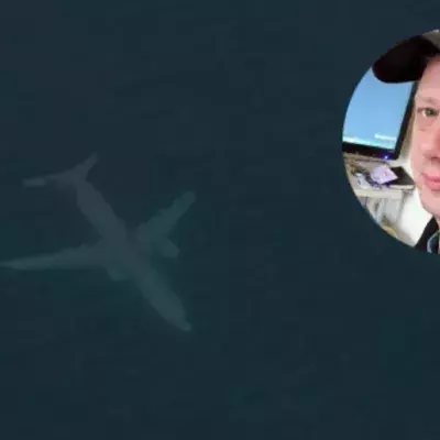 Schock-Fund: Mann entdeckt versunkenes Flugzeug im Meer