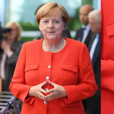 Die berühmte Geste der Kanzlerin