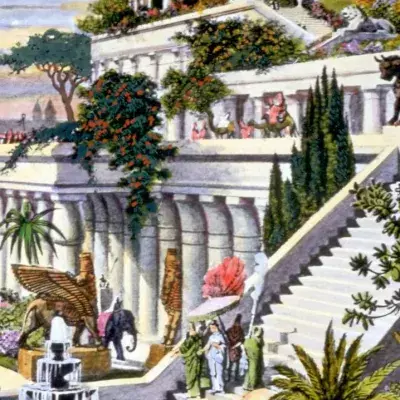 Die hängenden Gärten von Babylon sind ein Mysterium