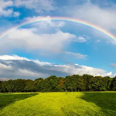 Ein Regenbogen
